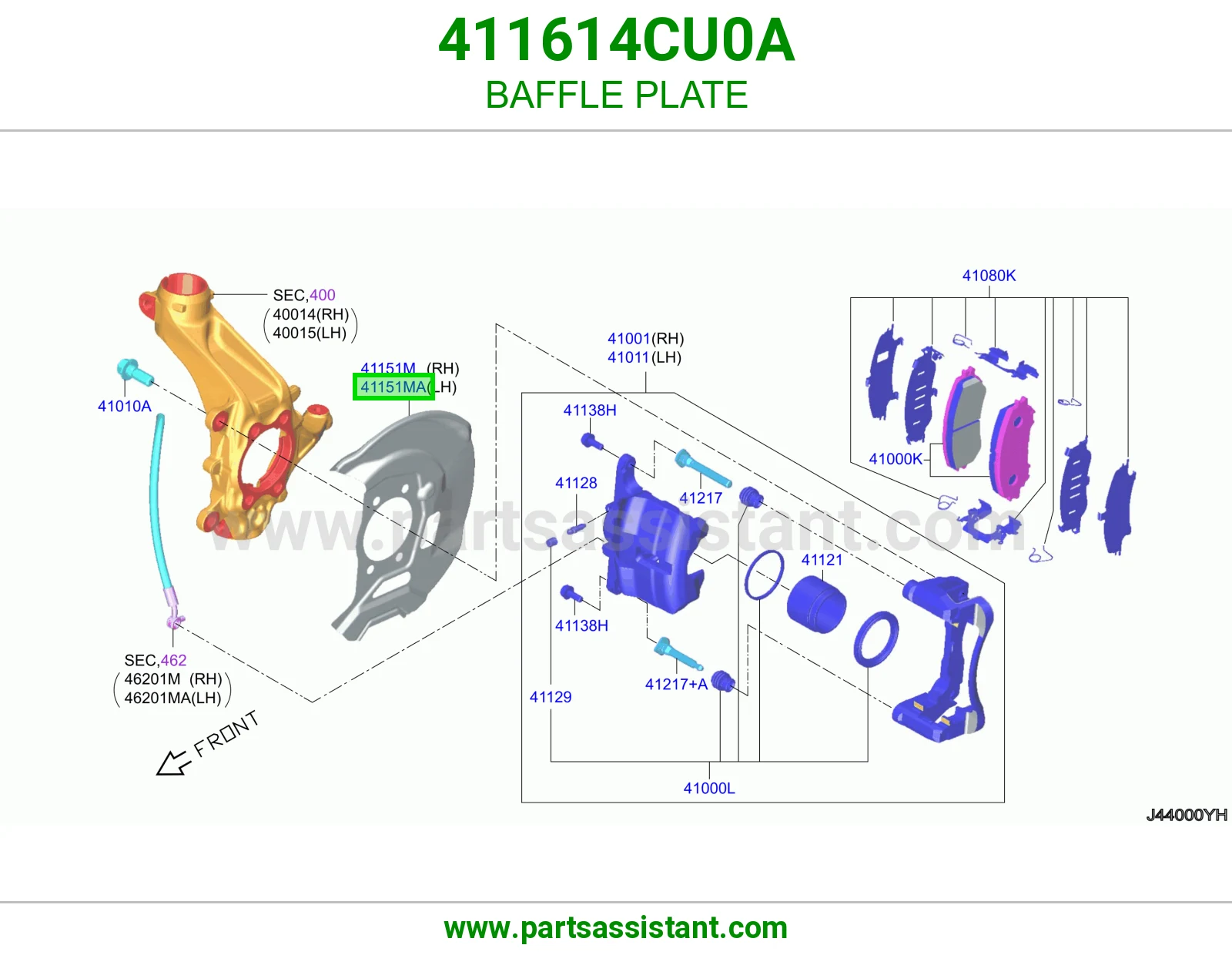 صاج حاجز 411614CU0A