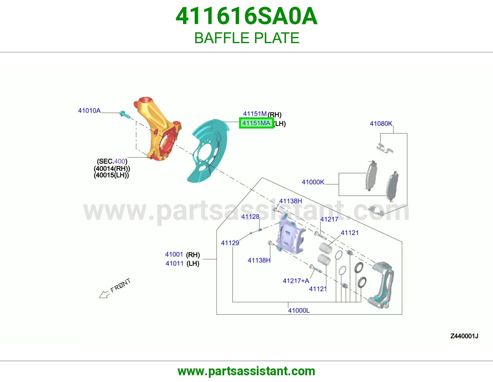 صاج حاجز 411616SA0A