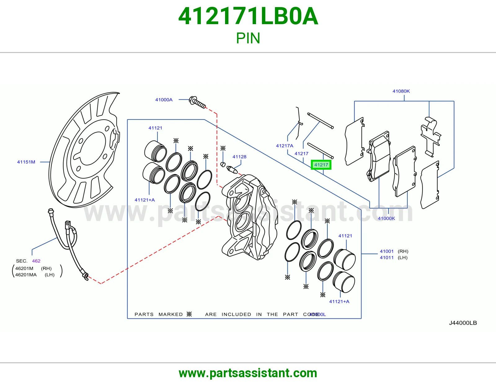 مسمار 412171LB0A