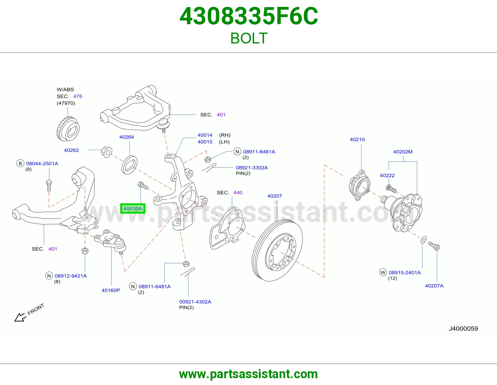 مسمار 4308335F6C