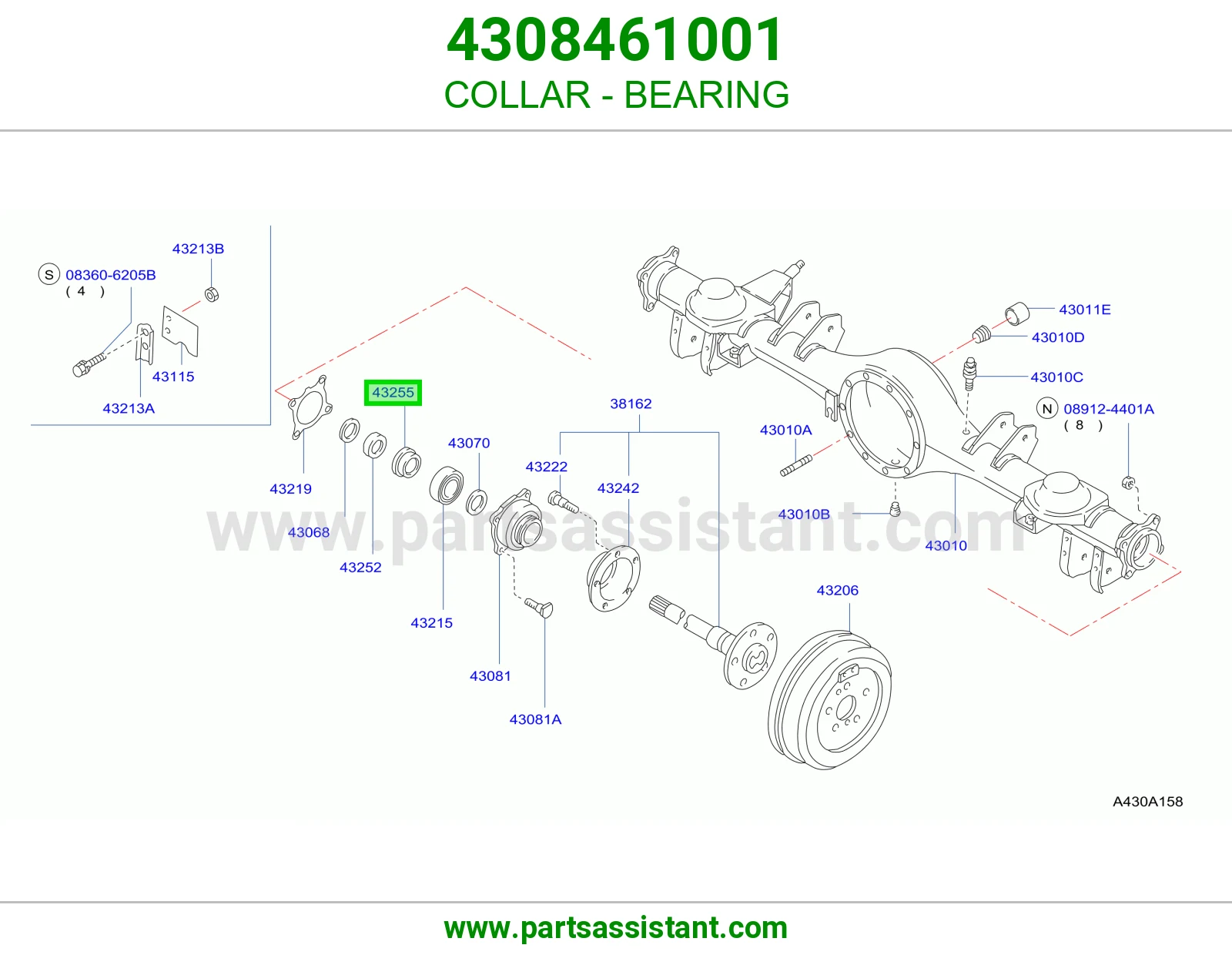 طوق رمان بلي 4308461001