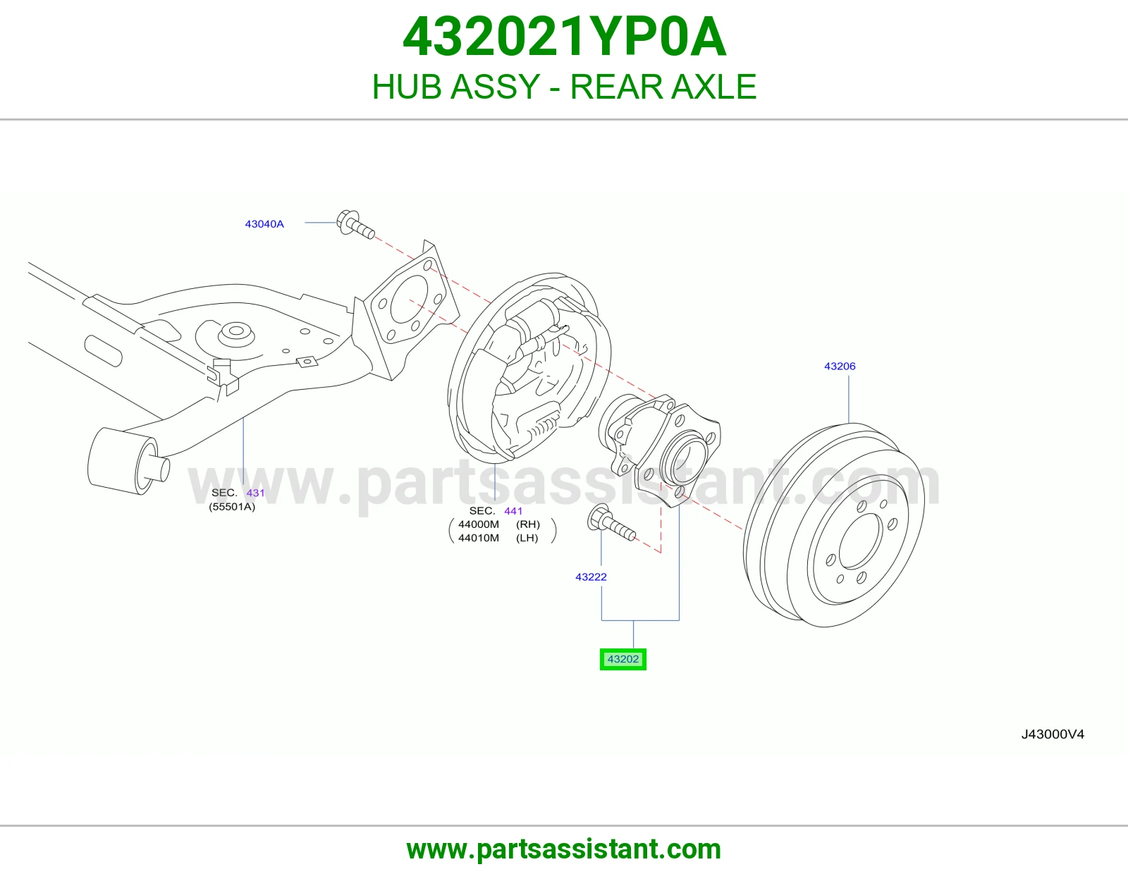 فلنجه كفر خلفي 432021YP0A