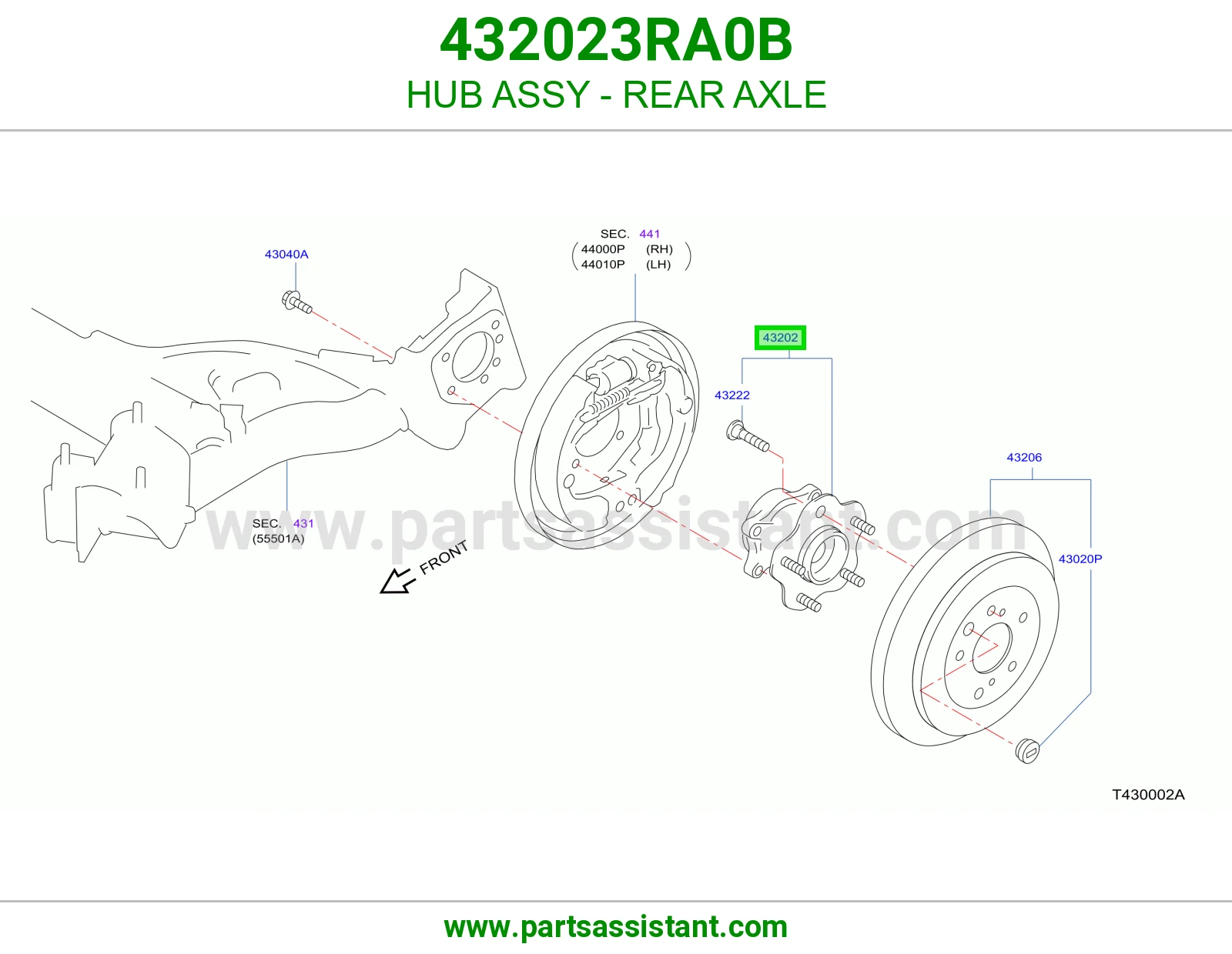فلنجه كفر خلفي 432023RA0B