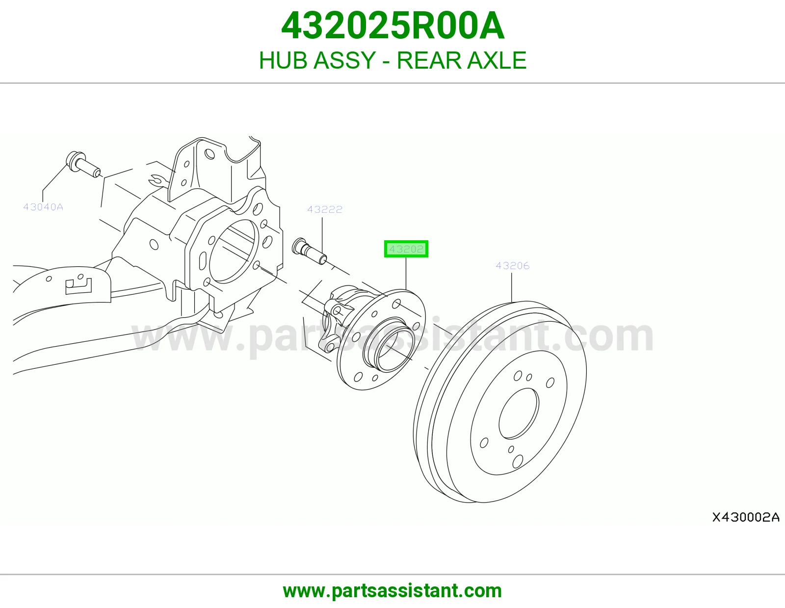 فلنجه كفر خلفي 432025R00A