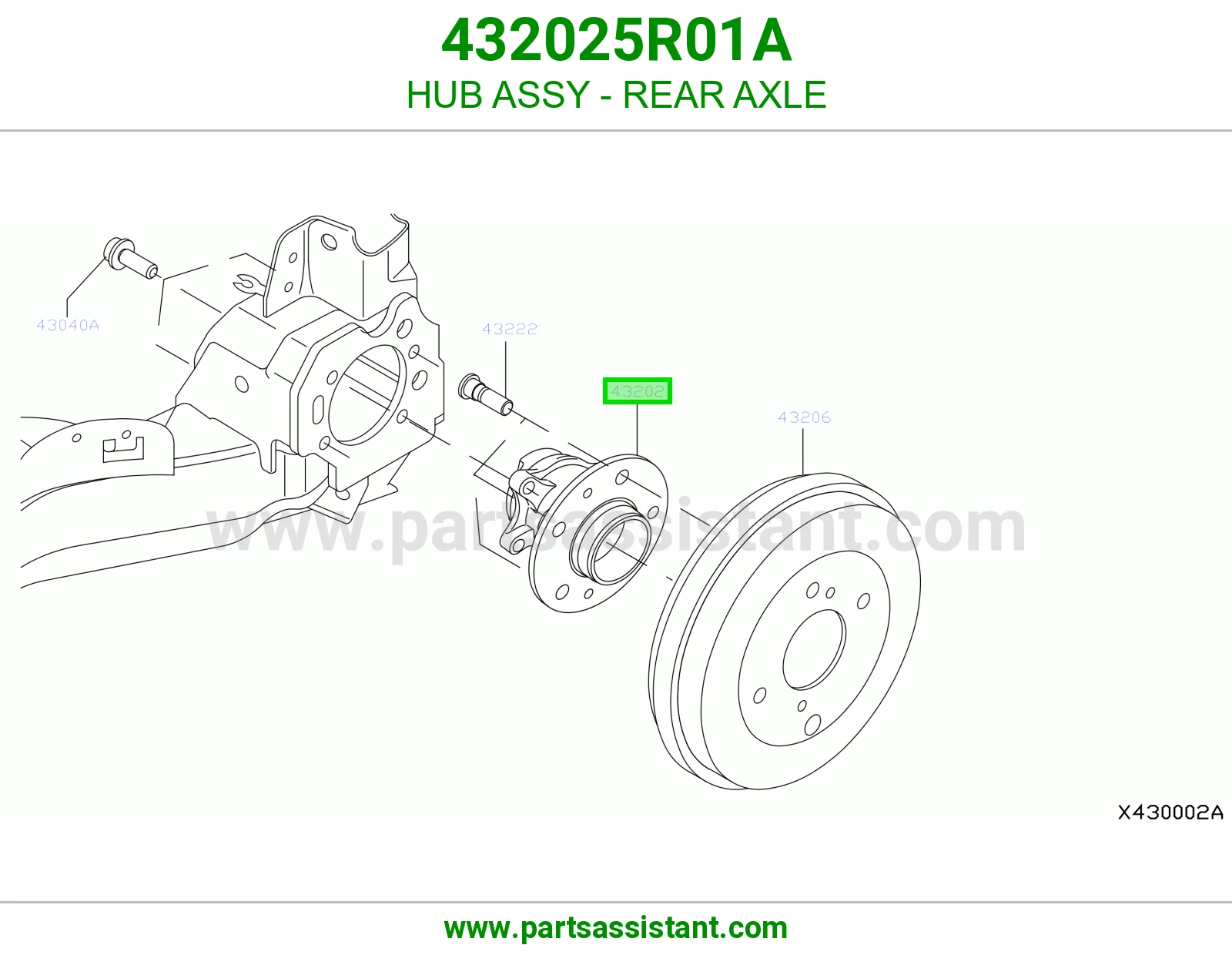 فلنجه كفر خلفي 432025R01A