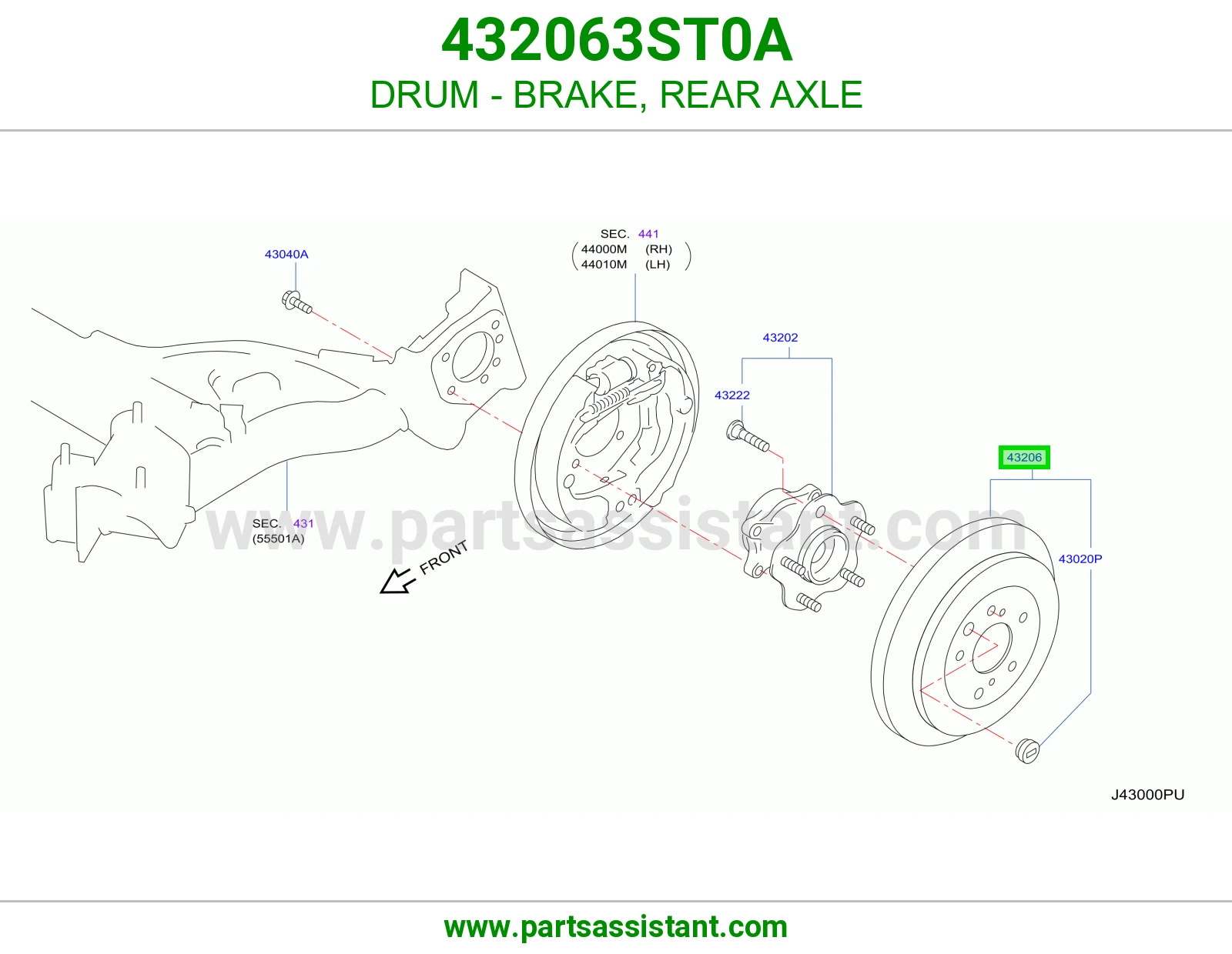 هوب كفر خلفي 432063ST0A