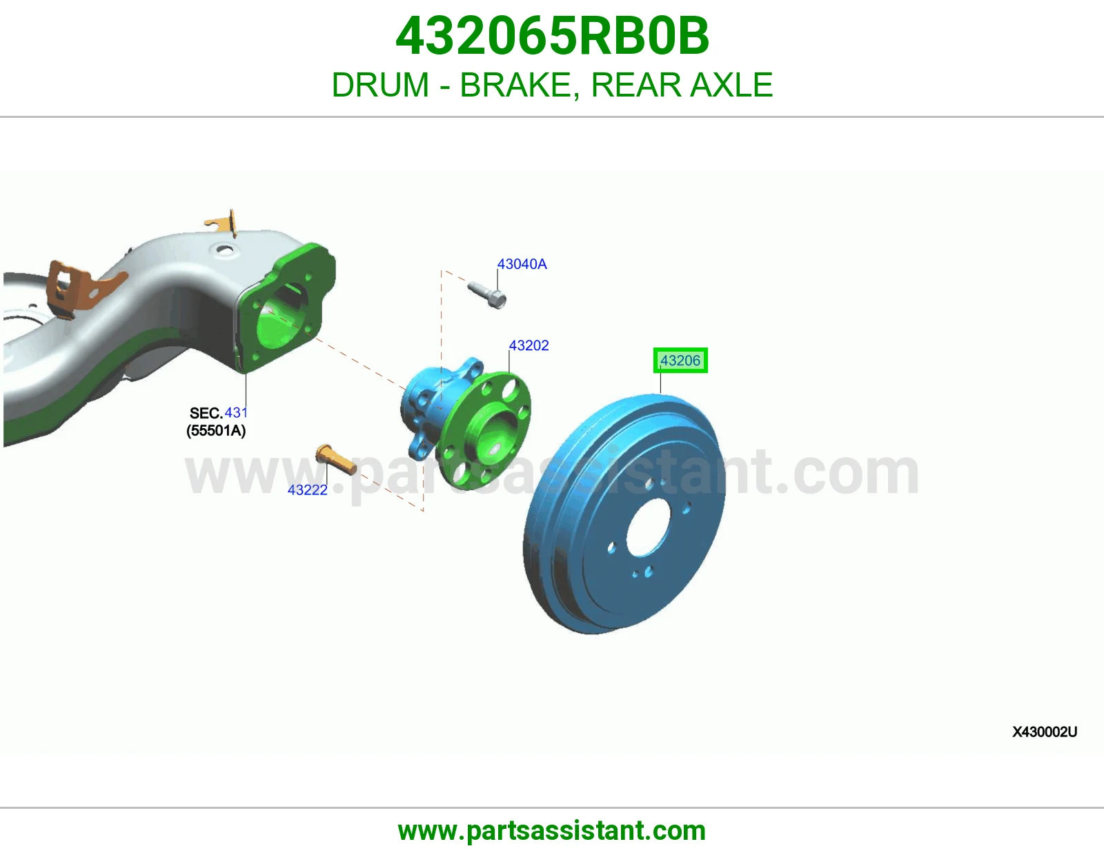 هوب كفر خلفي 432065RB0B