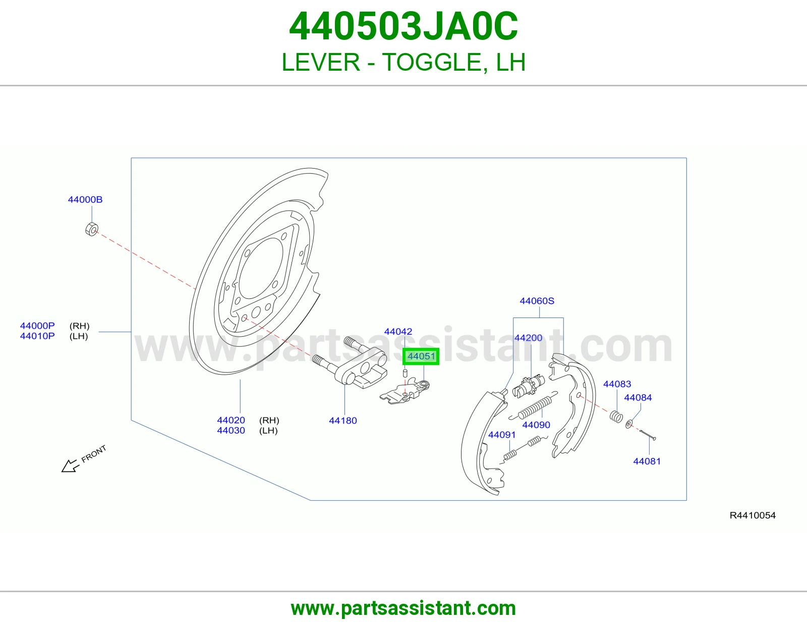 ذراع تبديل يسار 440503JA0C