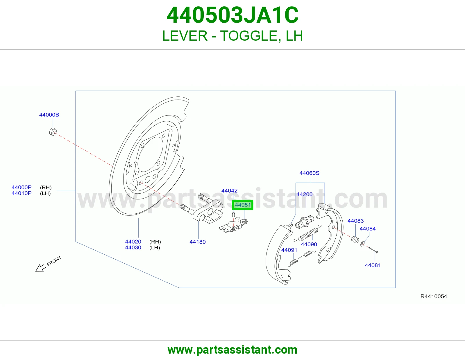 ذراع تبديل يسار 440503JA1C