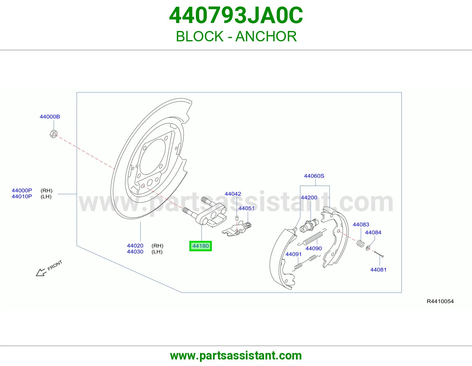 بلوك قاعدة تثبيت 440793JA0C