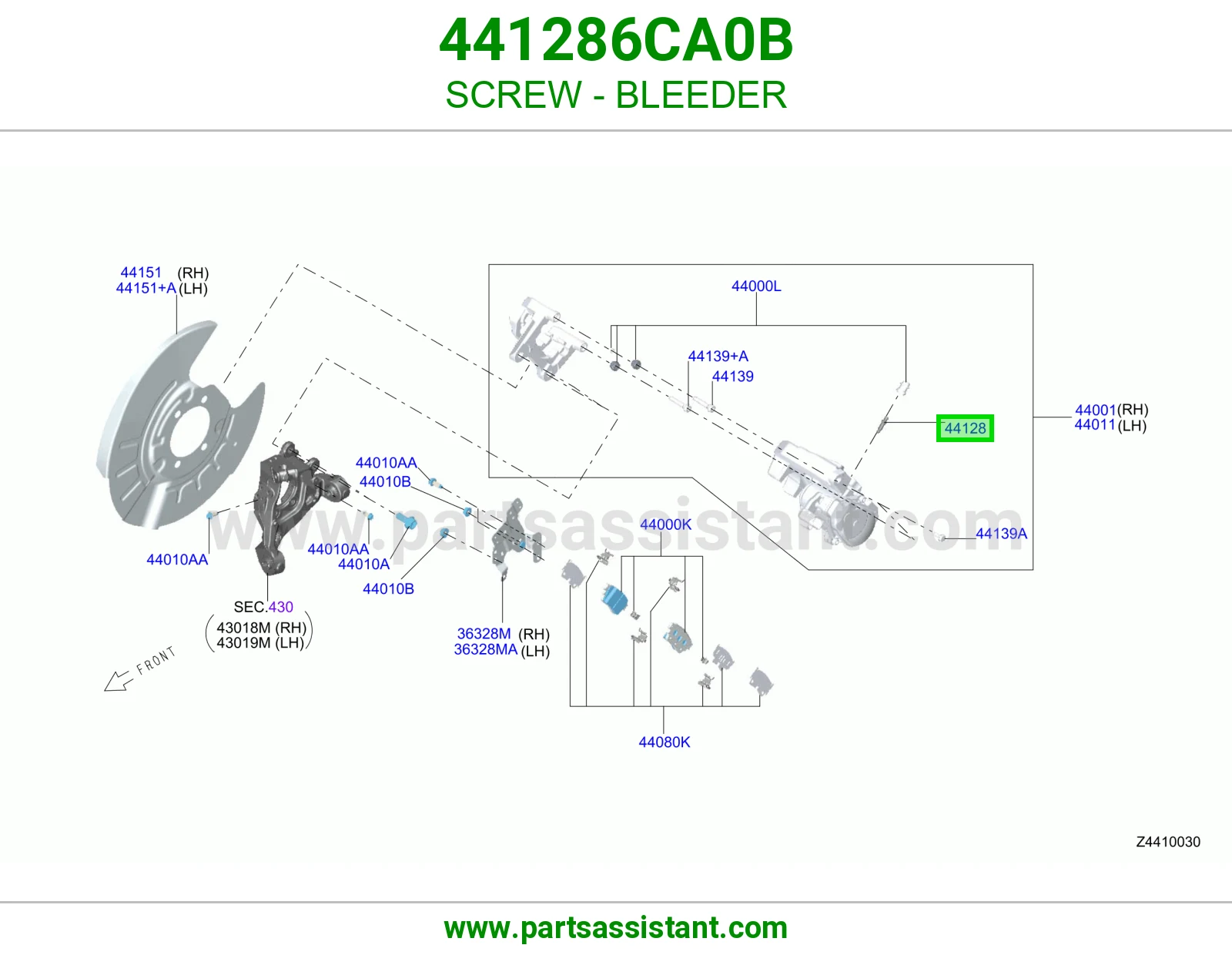 برغي بلف تنفيس 441286CA0B
