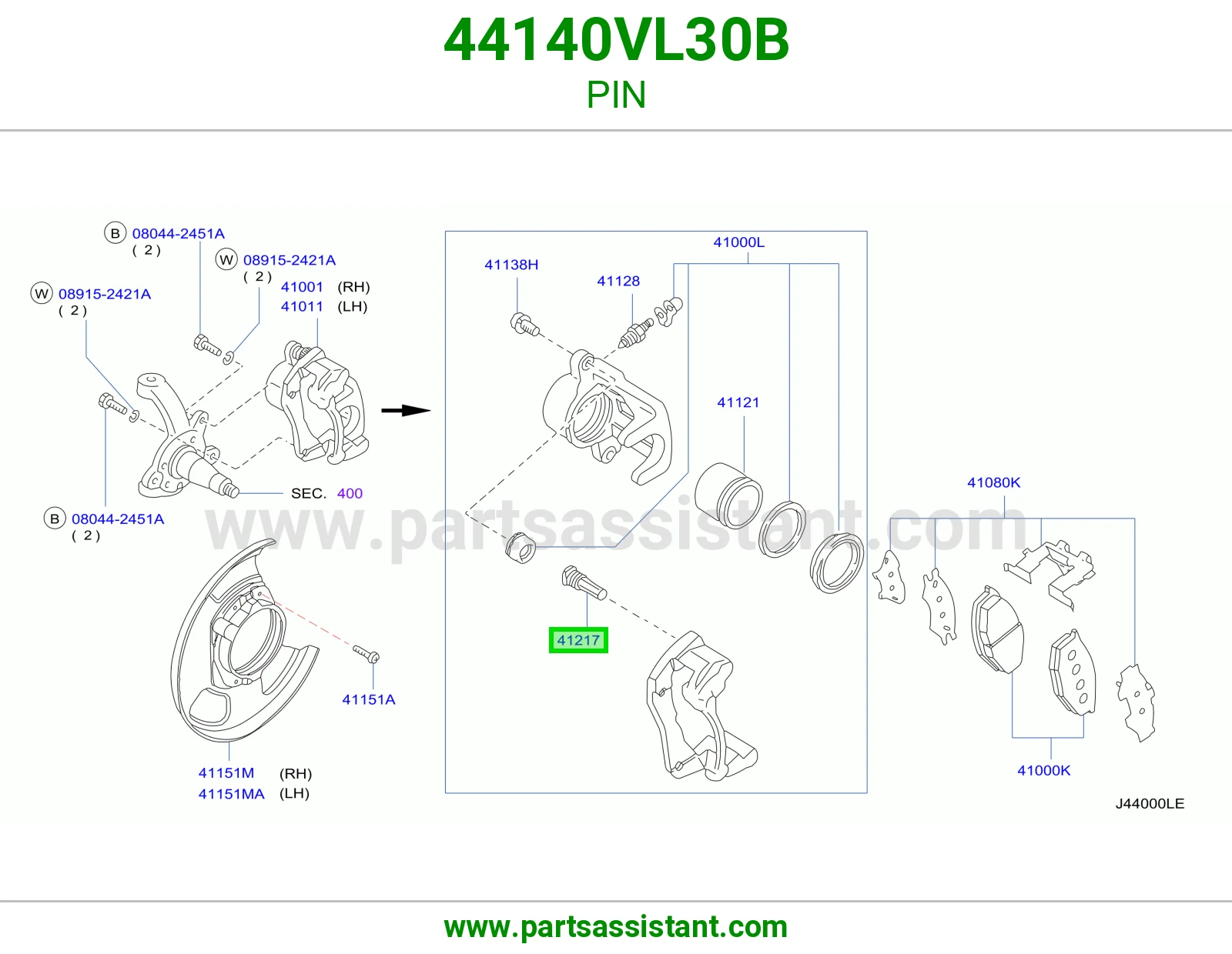 مسمار 44140VL30B