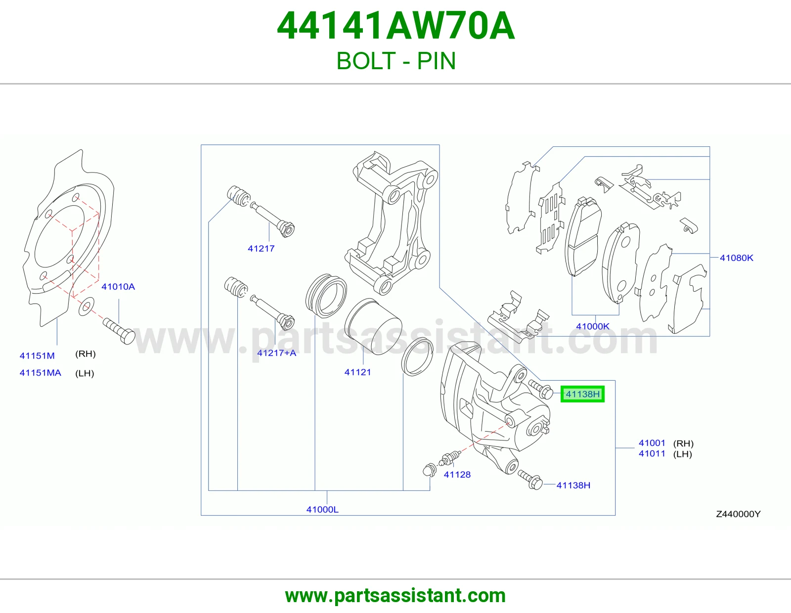 مسمار بن 44141AW70A