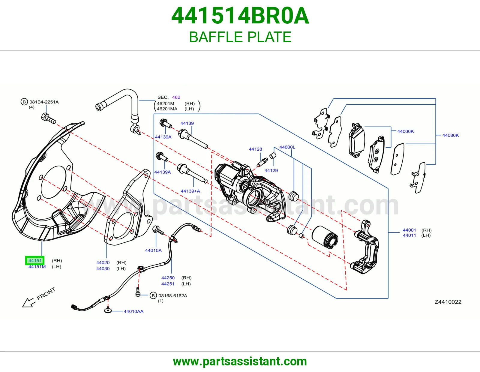 صاج حاجز 441514BR0A