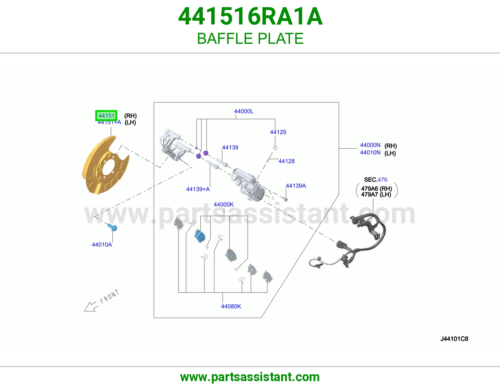 صاج حاجز 441516RA1A
