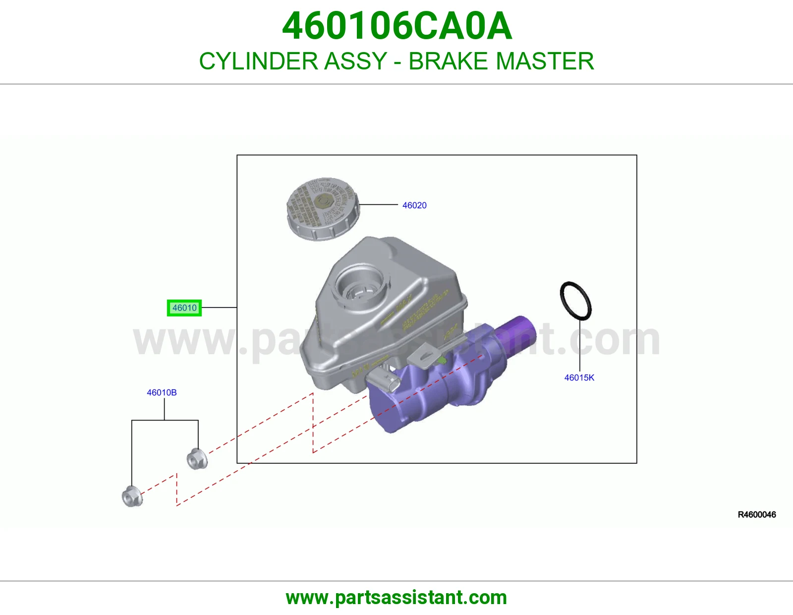 علبه فرامل 460106CA0A