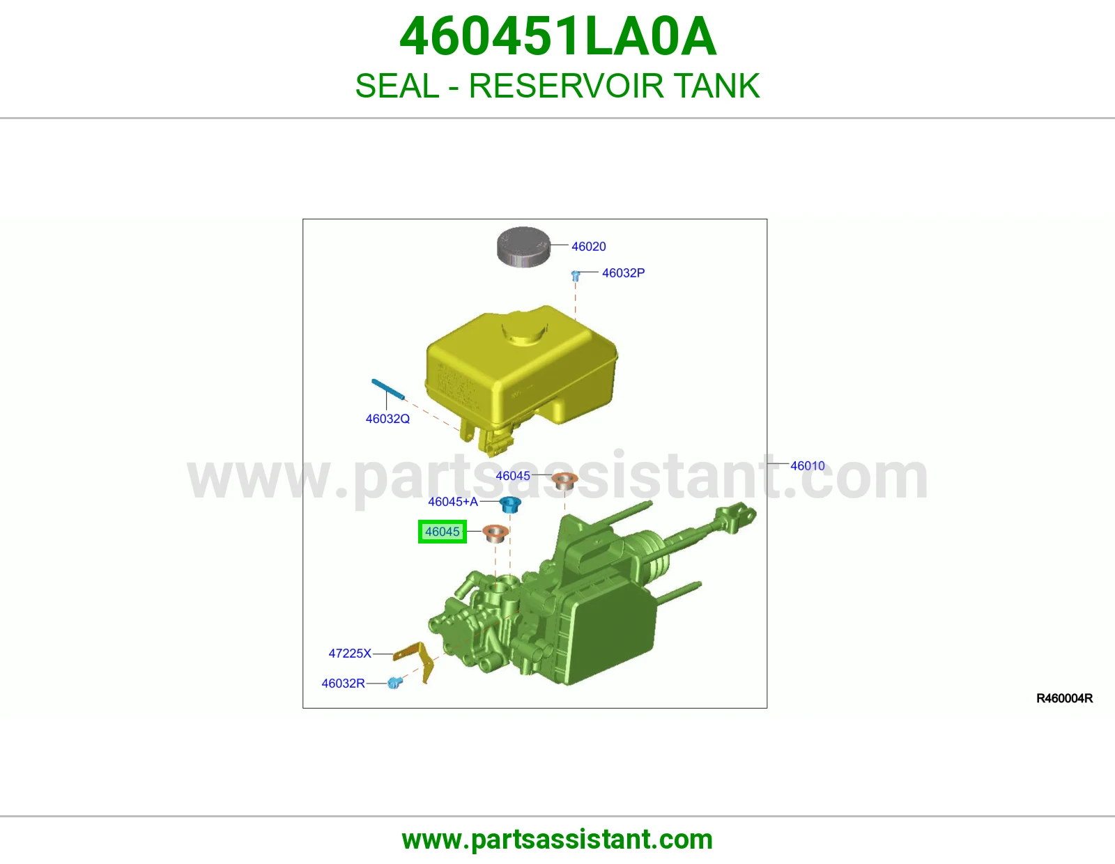 جلدة قربة ماء الرديتر 460451LA0A