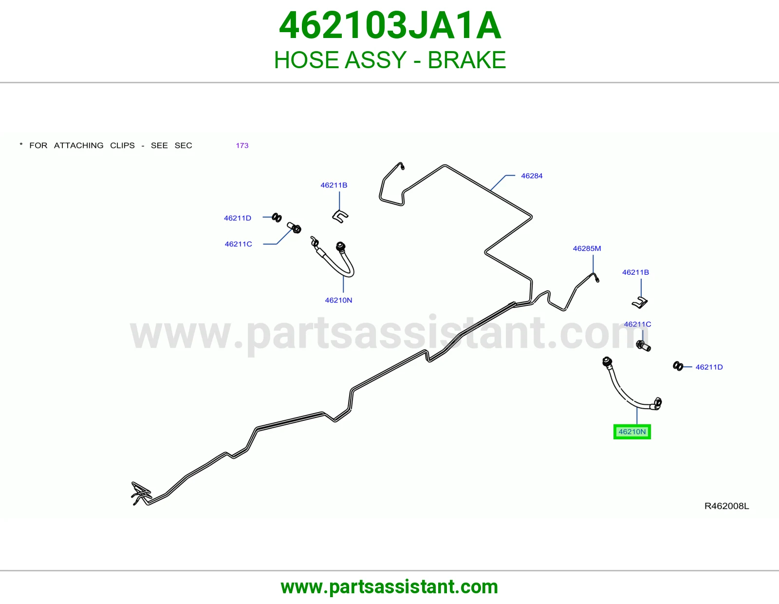 لي فرامل كامل 462103JA1A