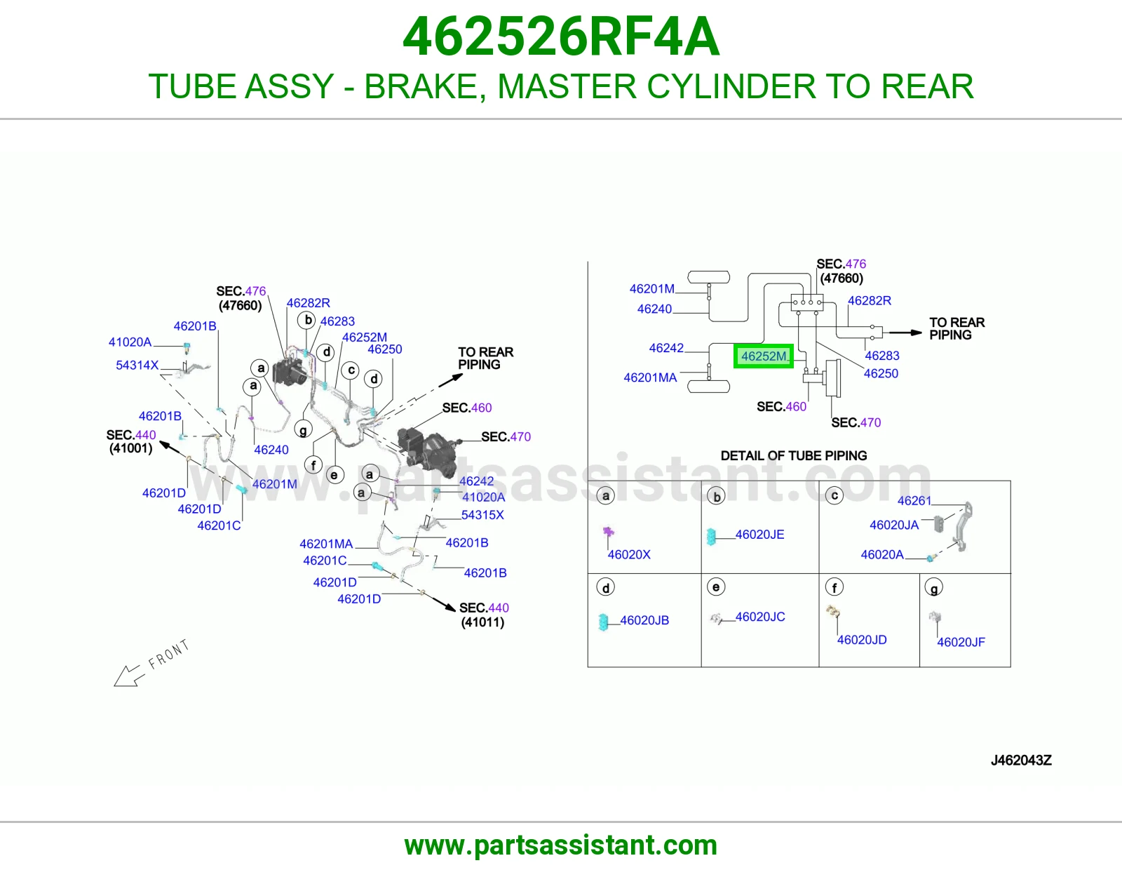 ماصوره قسام و باكم فرامل 462526RF4A