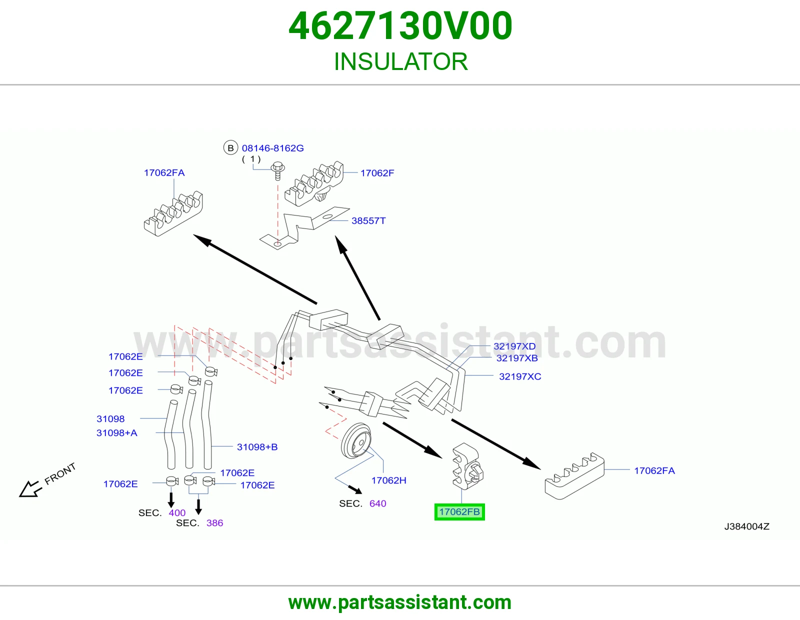 عازل 4627130V00