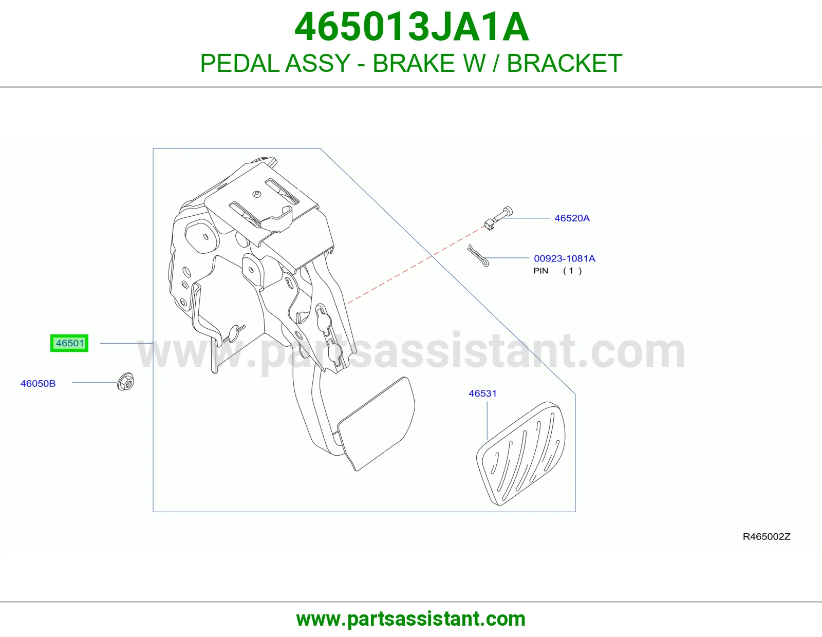 دعسه فرامل 465013JA1A