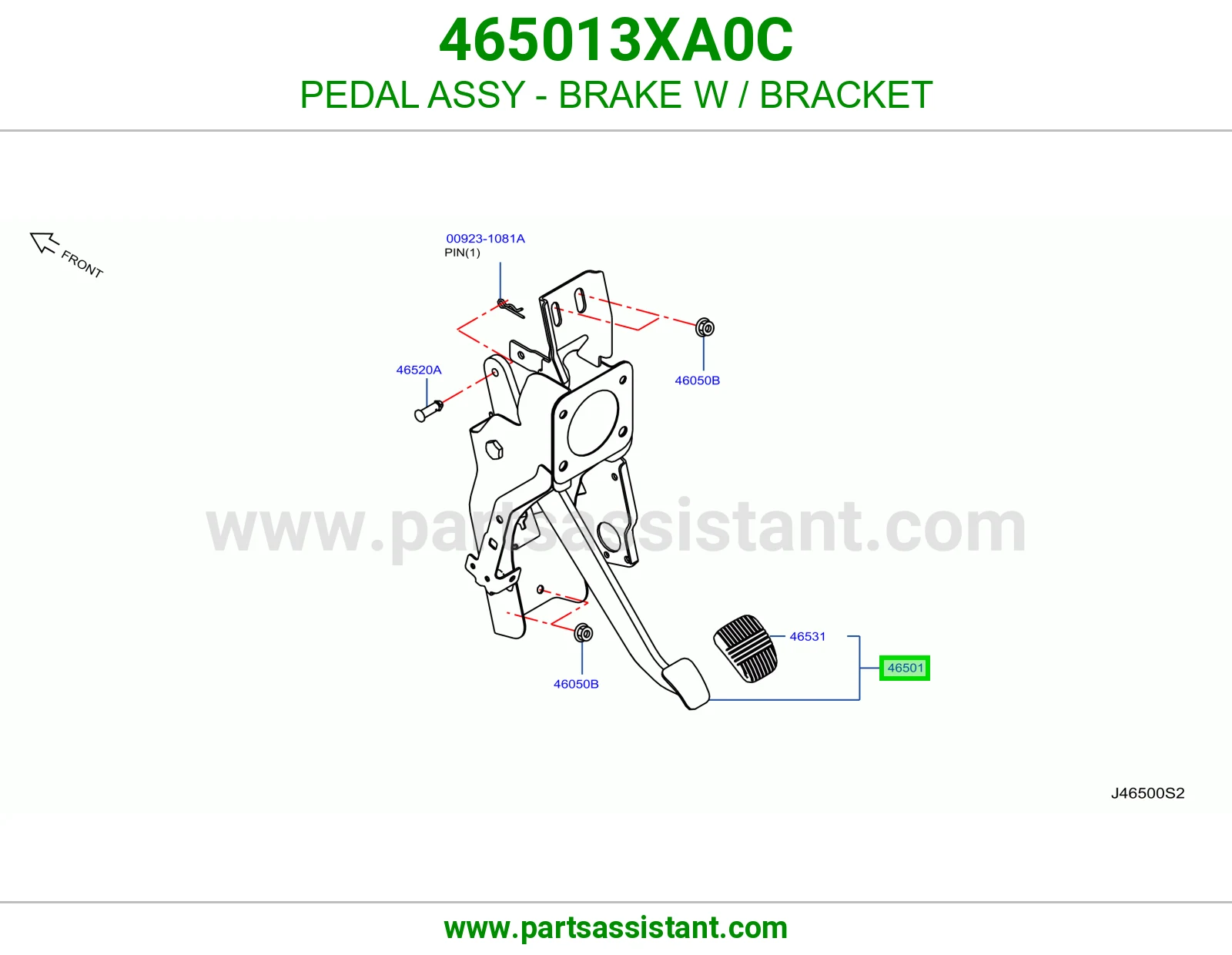 دعسه فرامل 465013XA0C