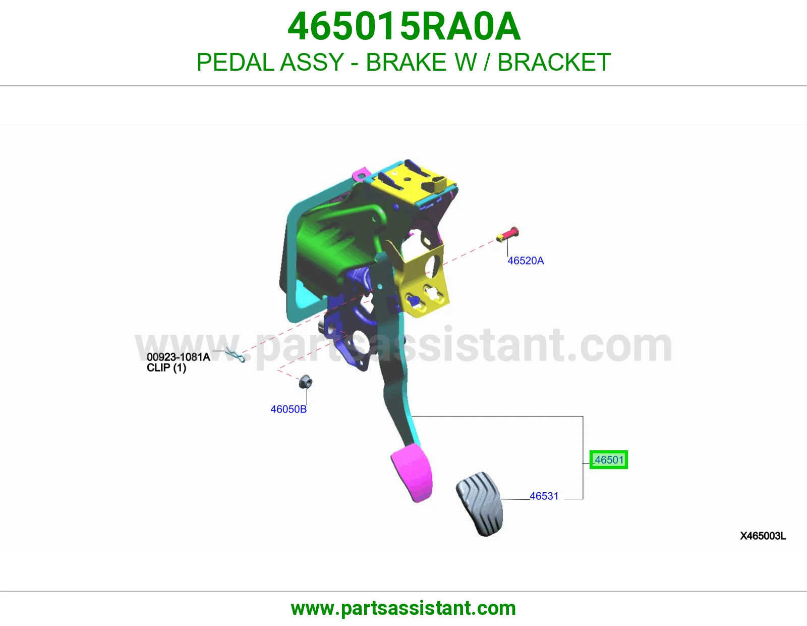 دعسه فرامل 465015RA0A