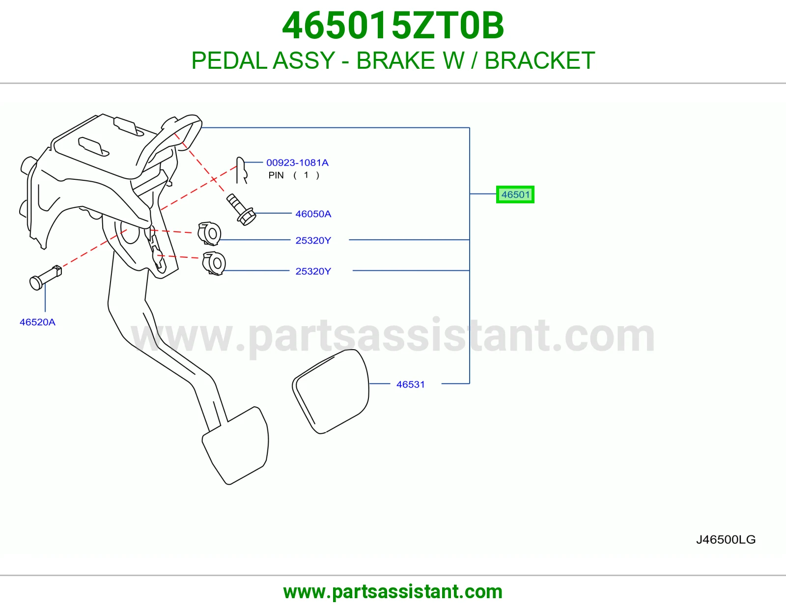 دعسه فرامل 465015ZT0B
