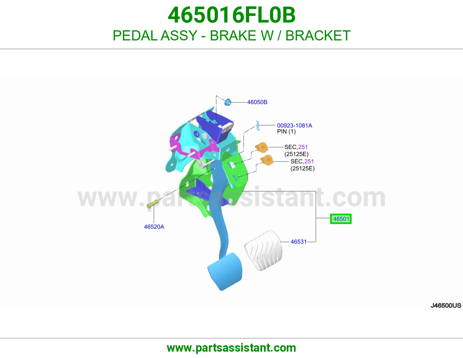 دعسه فرامل 465016FL0B