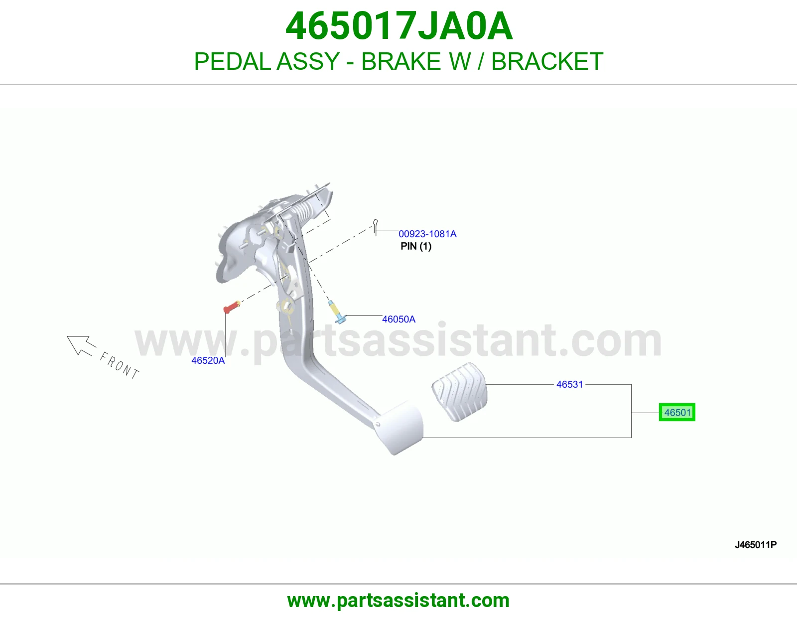 دعسه فرامل 465017JA0A