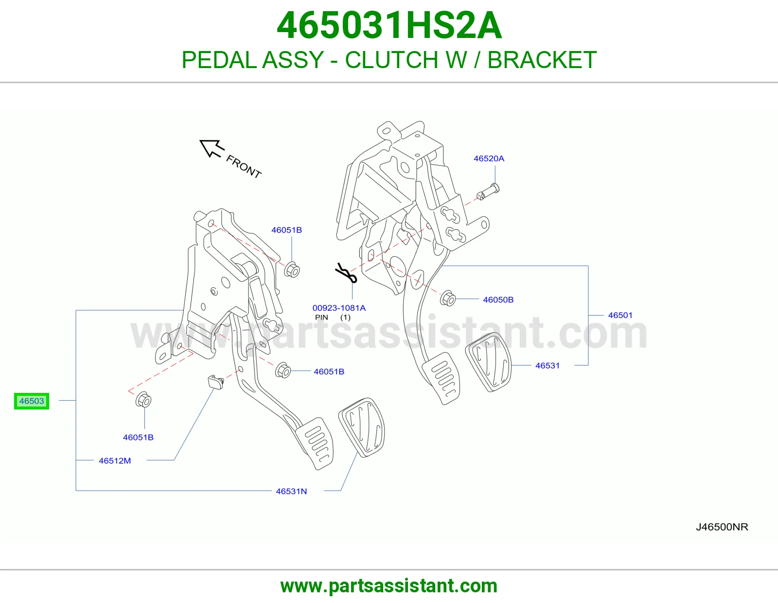 دعسه كلتش 465031HS2A