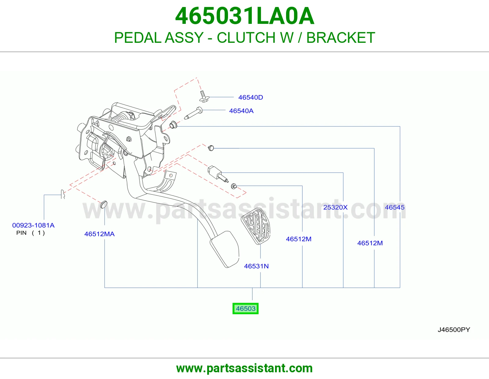 دعسه كلتش 465031LA0A