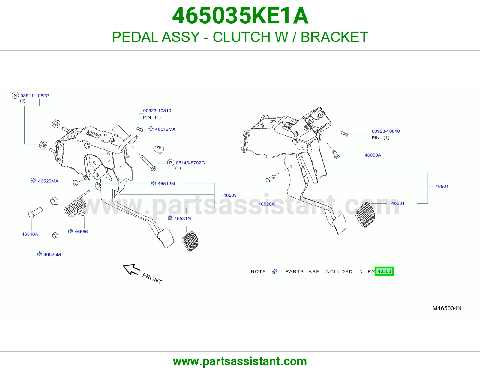 دعسه كلتش 465035KE1A