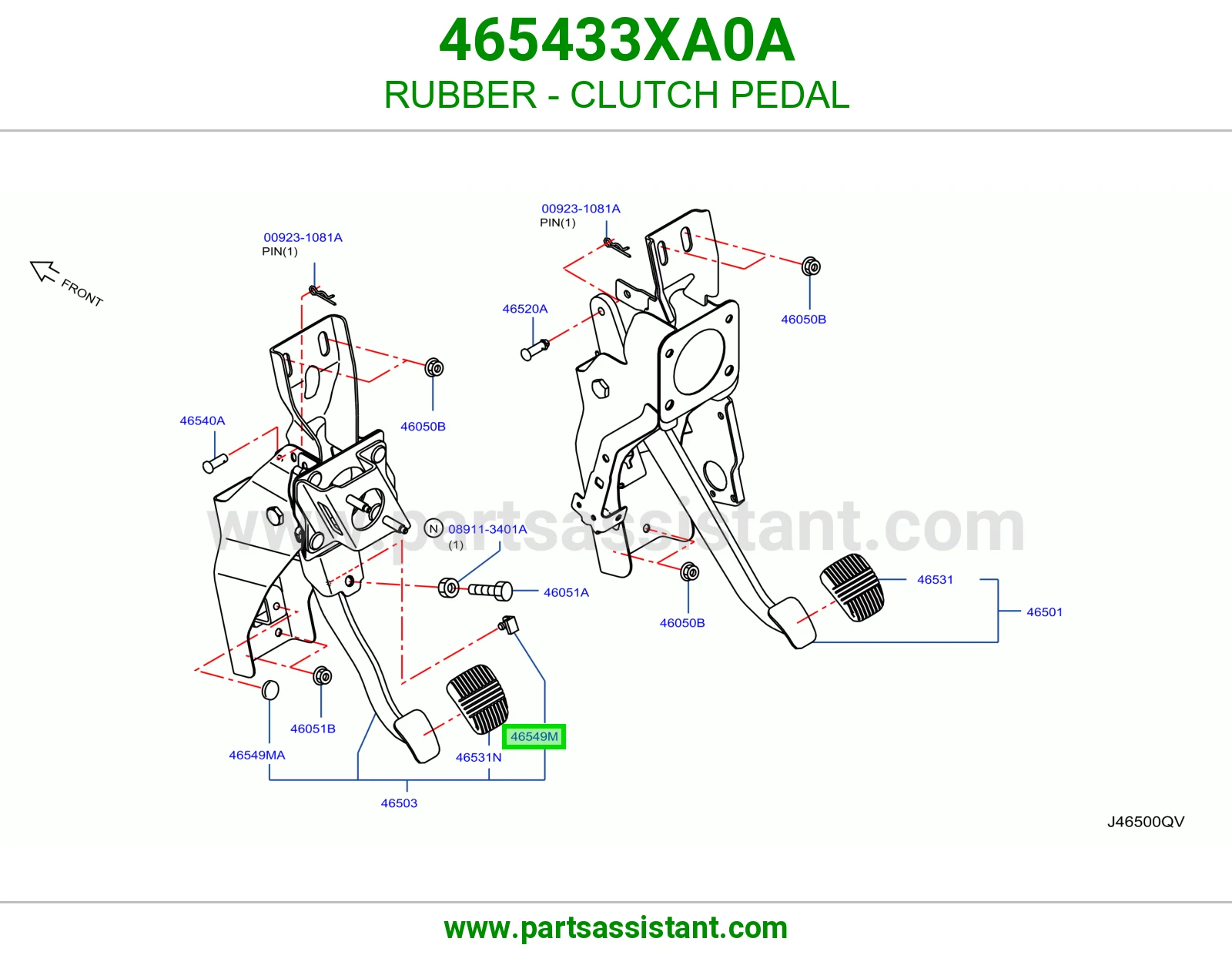 ربل دعسة كلتش 465433XA0A