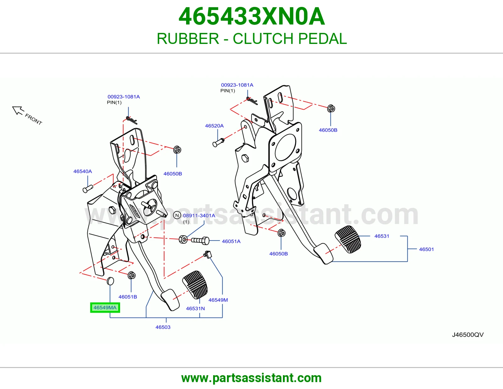 ربل دعسة كلتش 465433XN0A
