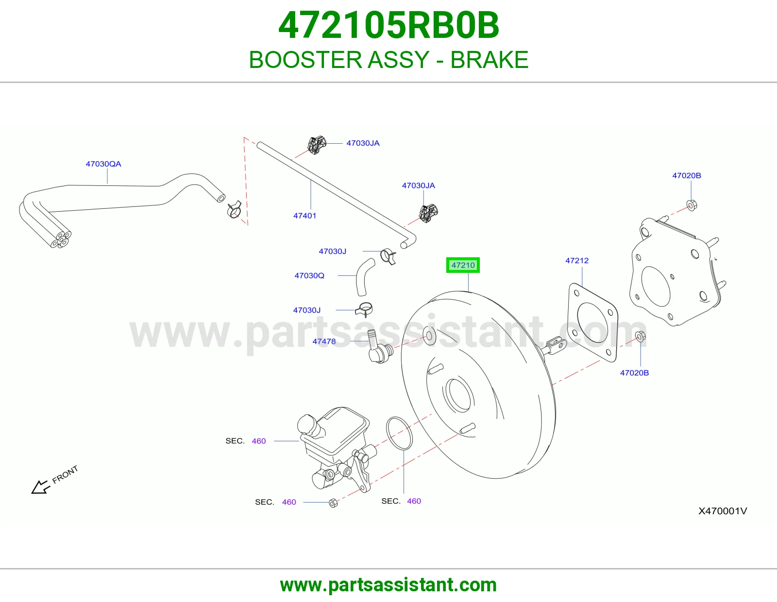 باكم فرامل كامل 472105RB0B