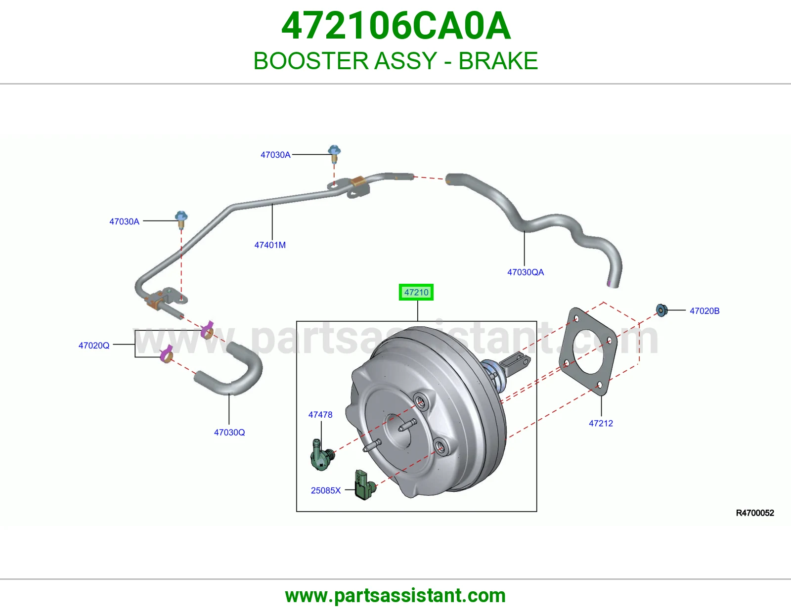 باكم فرامل كامل 472106CA0A