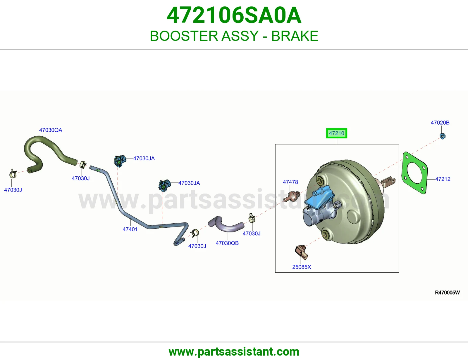 باكم فرامل كامل 472106SA0A