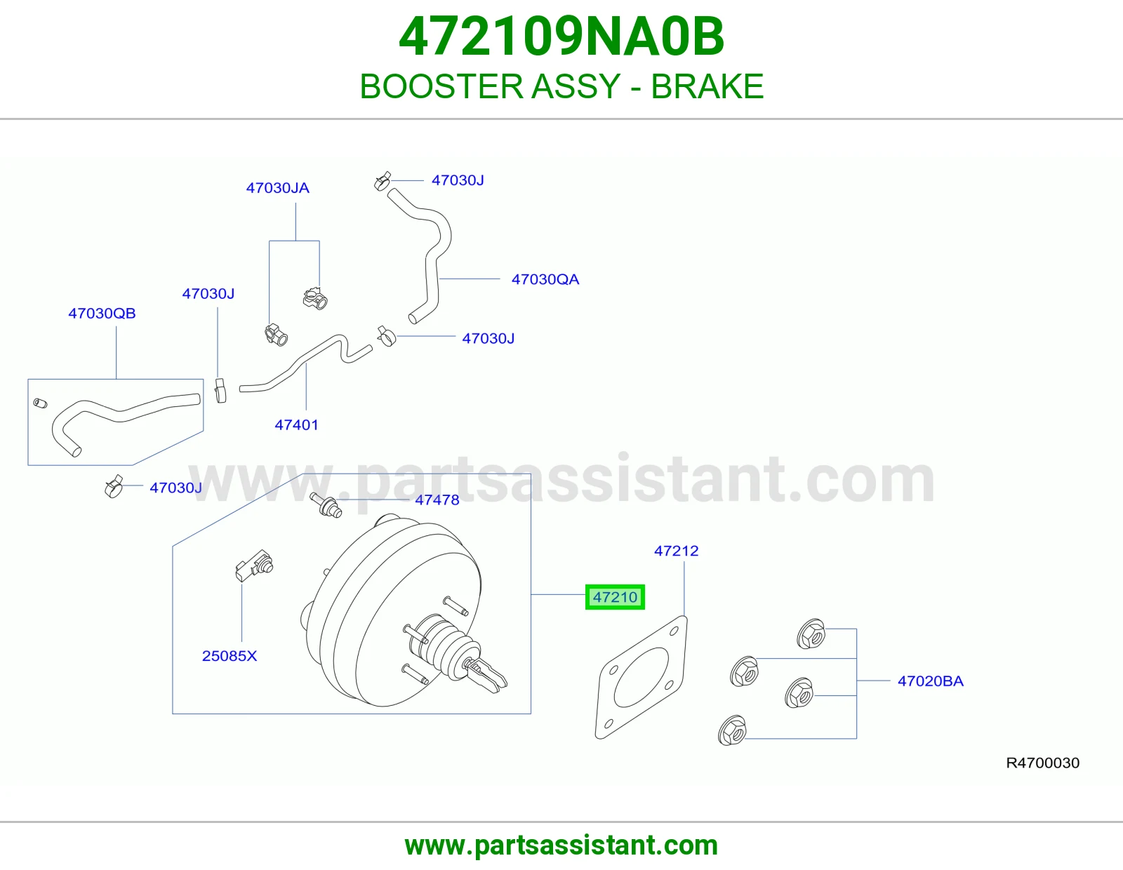باكم فرامل كامل 472109NA0B