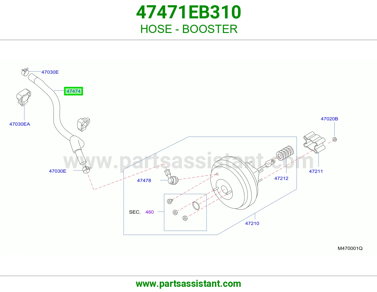 لي باكم فرامل 47471EB310