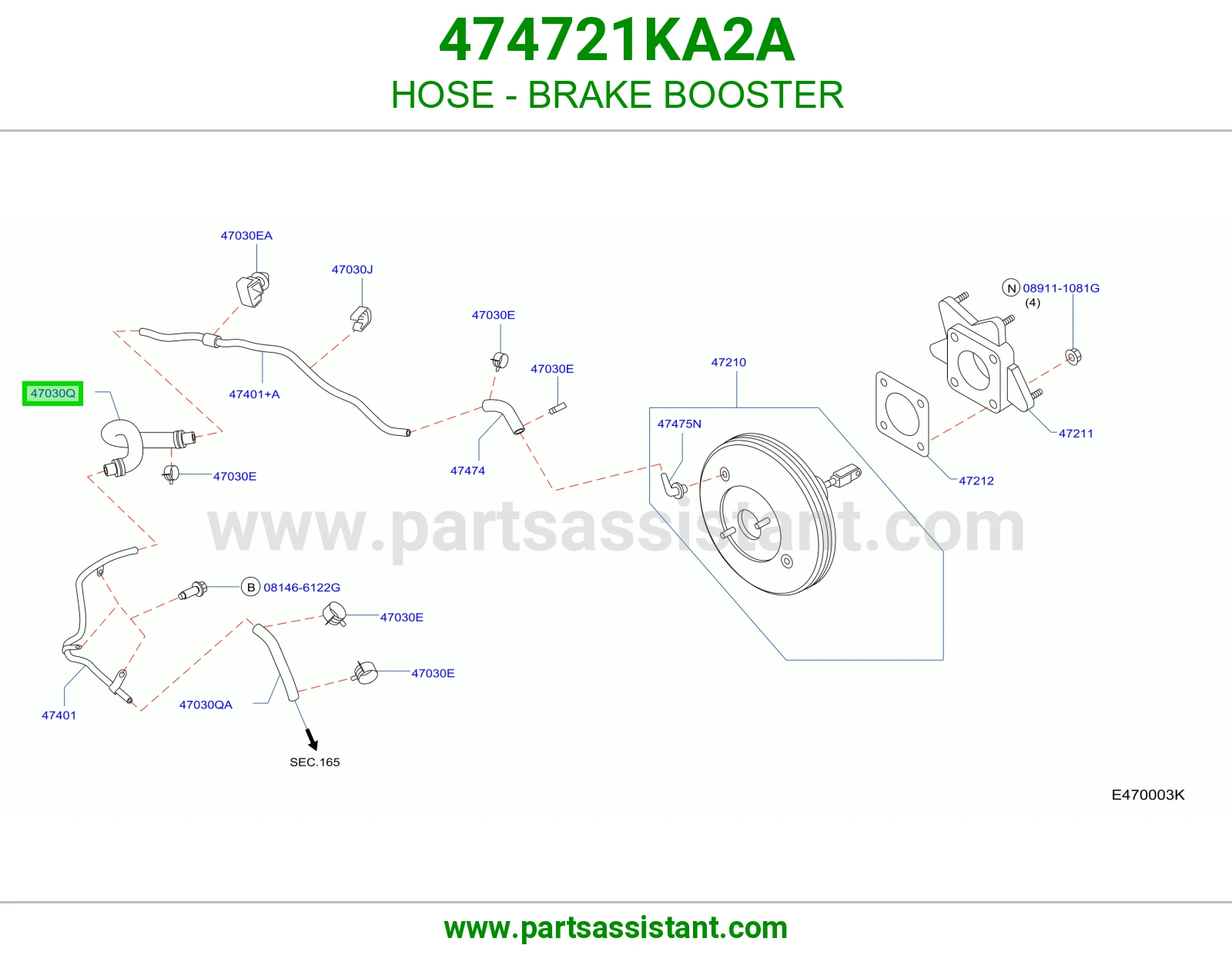لي باكم فرامل 474721KA2A
