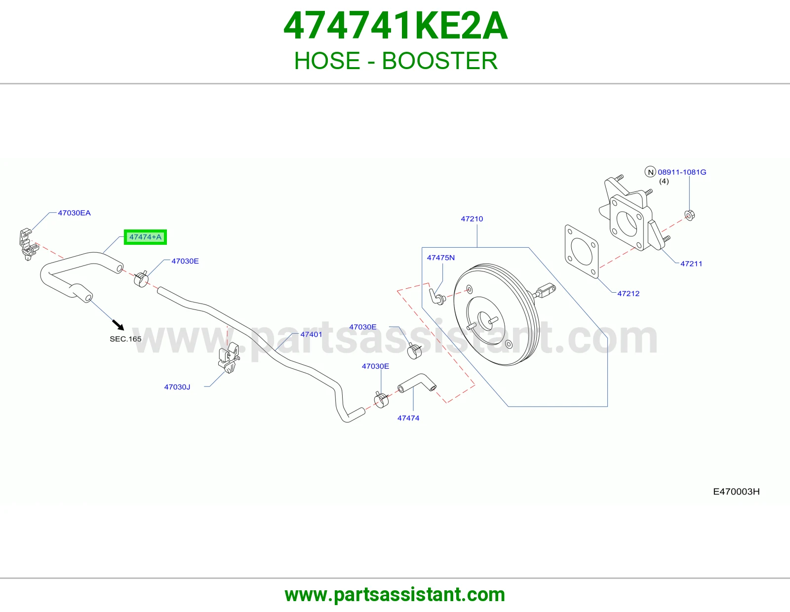 لي باكم فرامل 474741KE2A