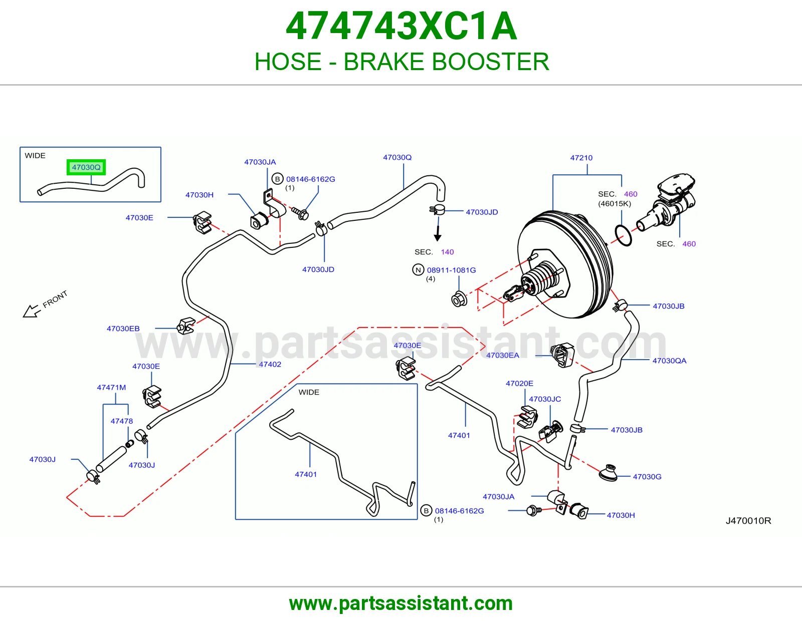 لي باكم فرامل 474743XC1A
