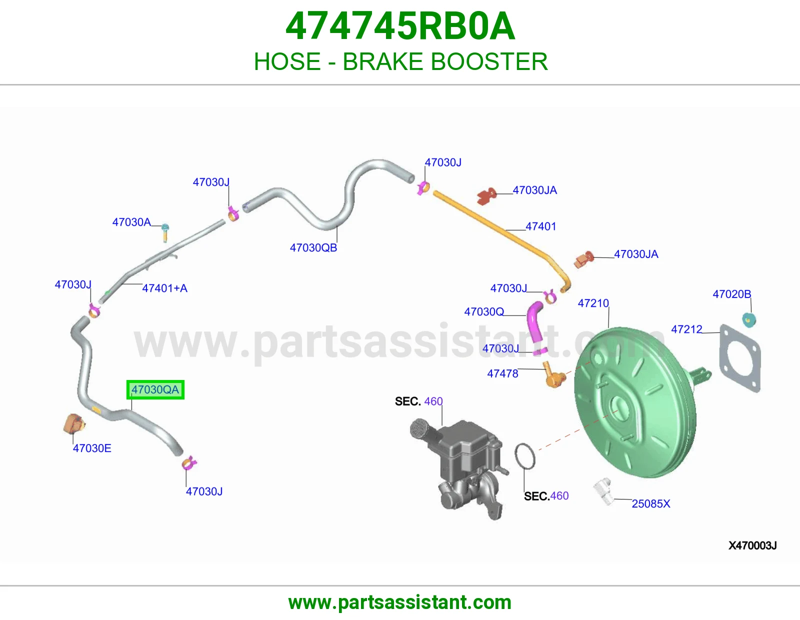 لي باكم فرامل 474745RB0A