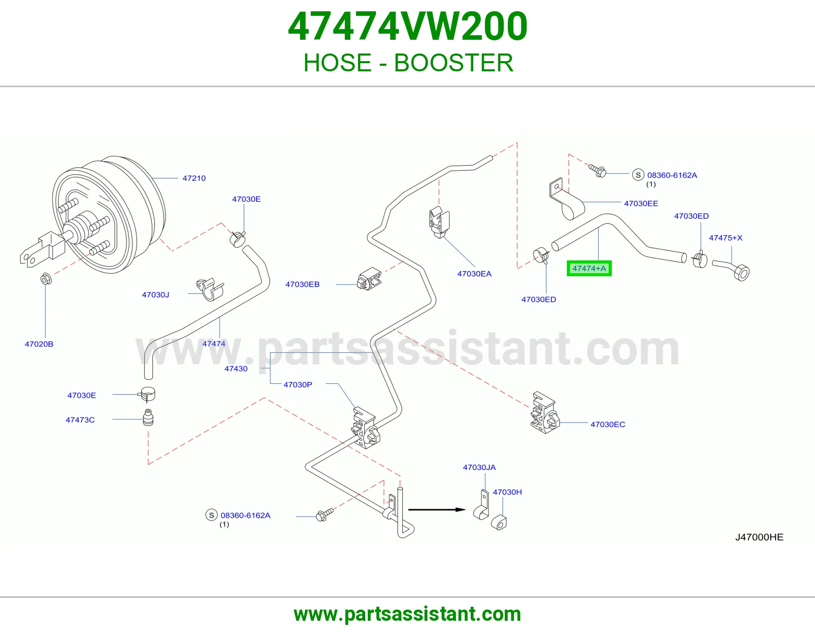 لي باكم فرامل 47474VW200