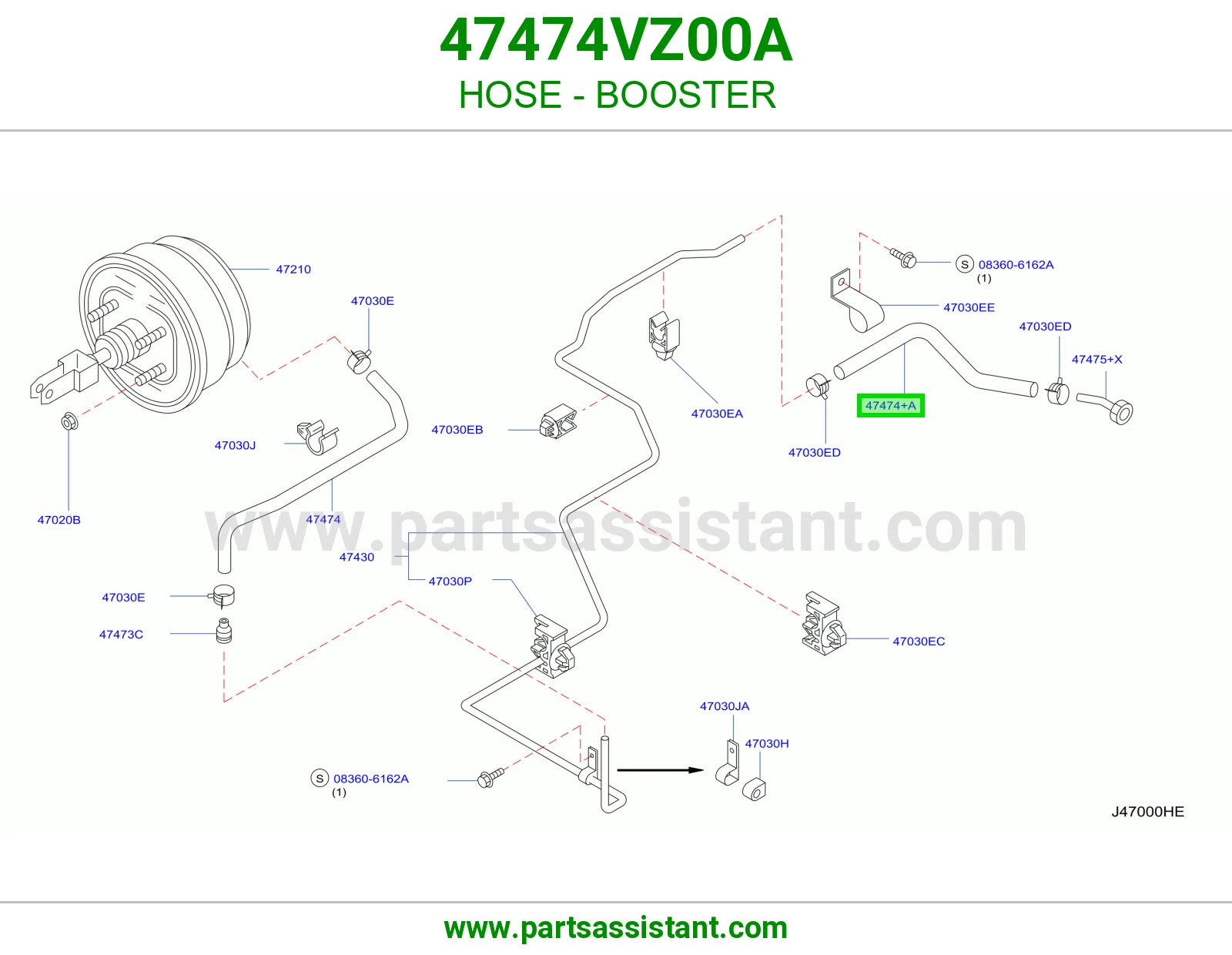 لي باكم فرامل 47474VZ00A