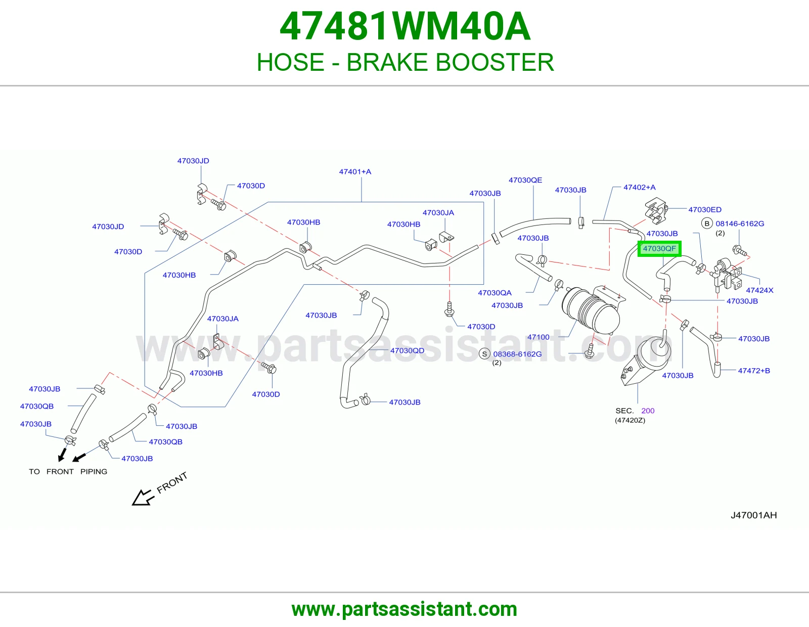 لي باكم فرامل 47481WM40A