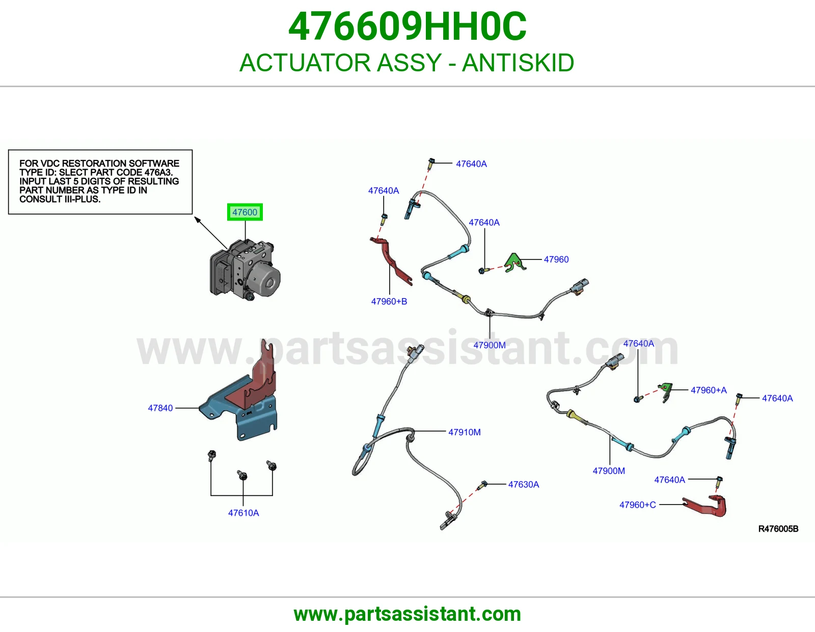 تمتيك مانع انزلاق كامل 476609HH0C