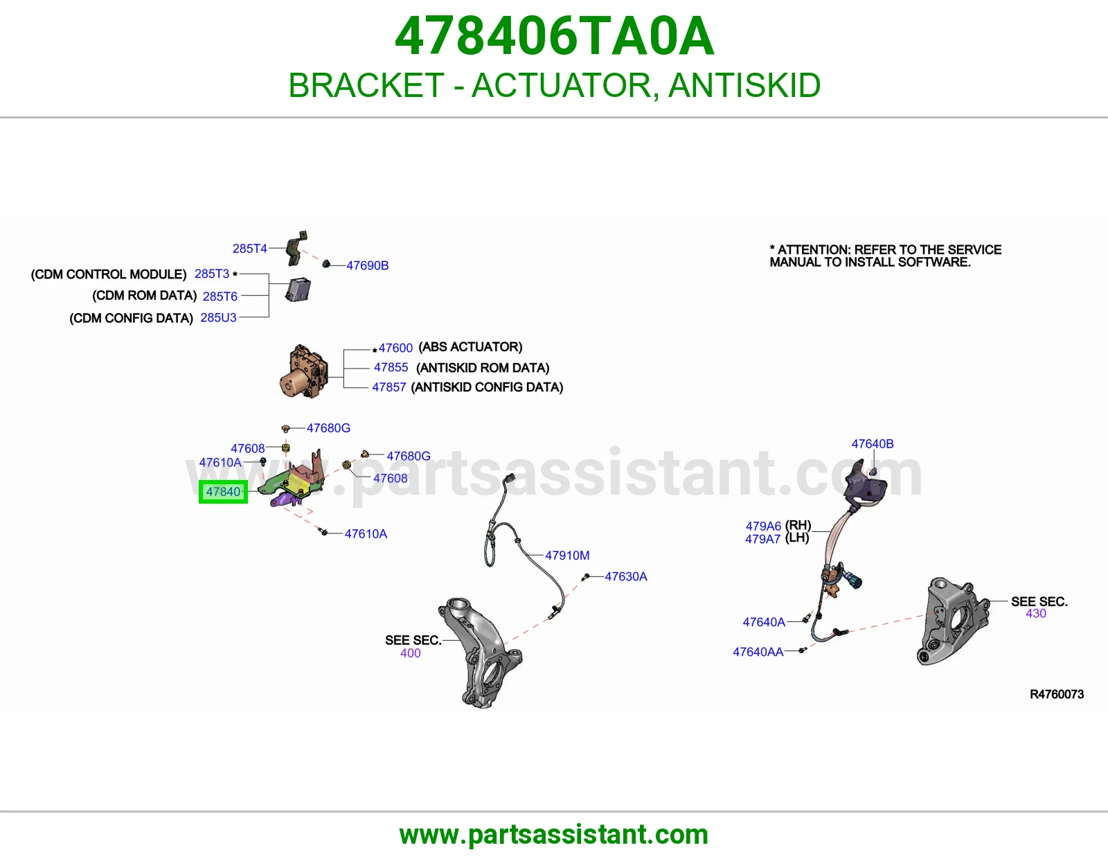 قاعدة تمتيك مانع انزلاق 478406TA0A