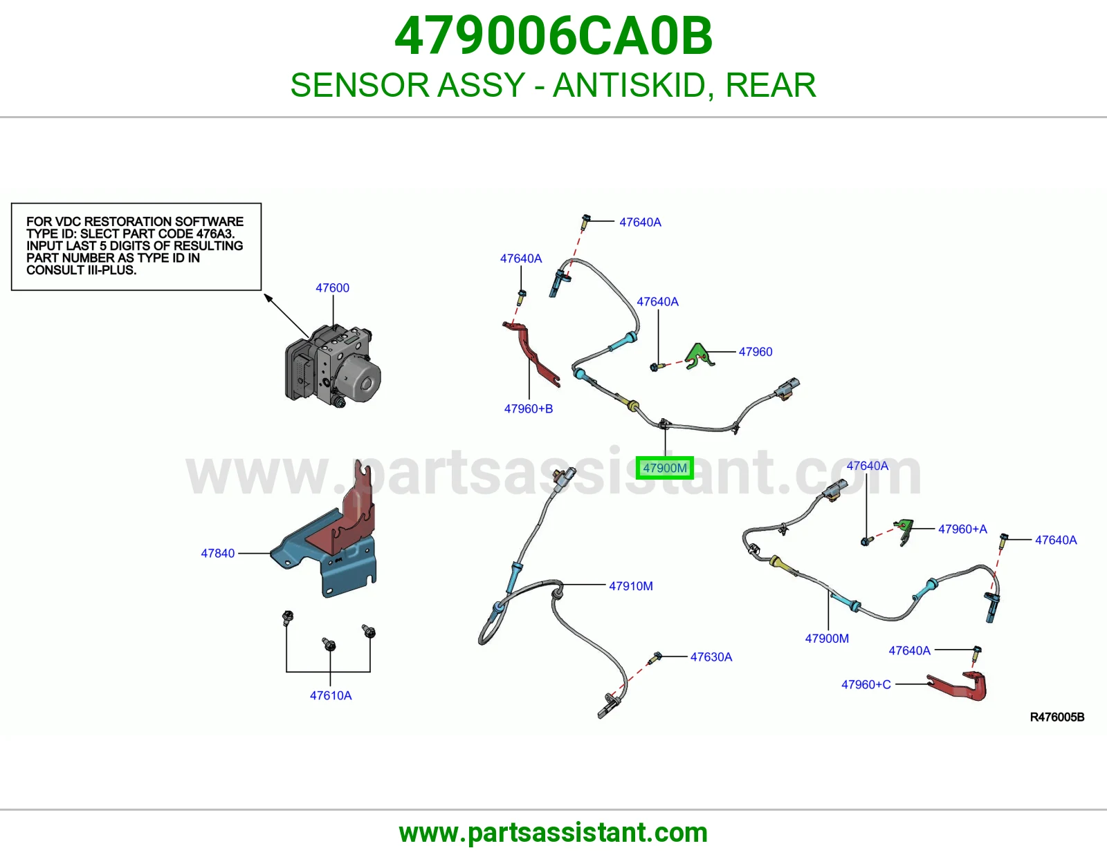 حساس مانع انزلاق خلفي 479006CA0B
